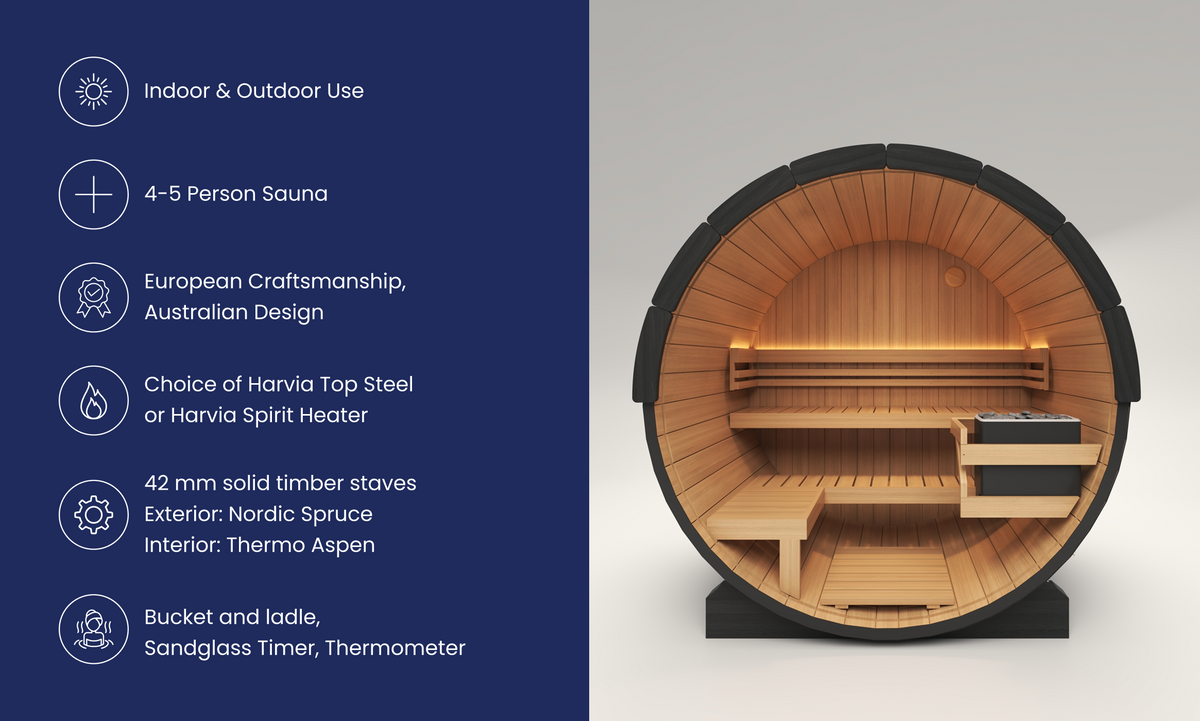 Cove Barrel Combo - Full Glass Front