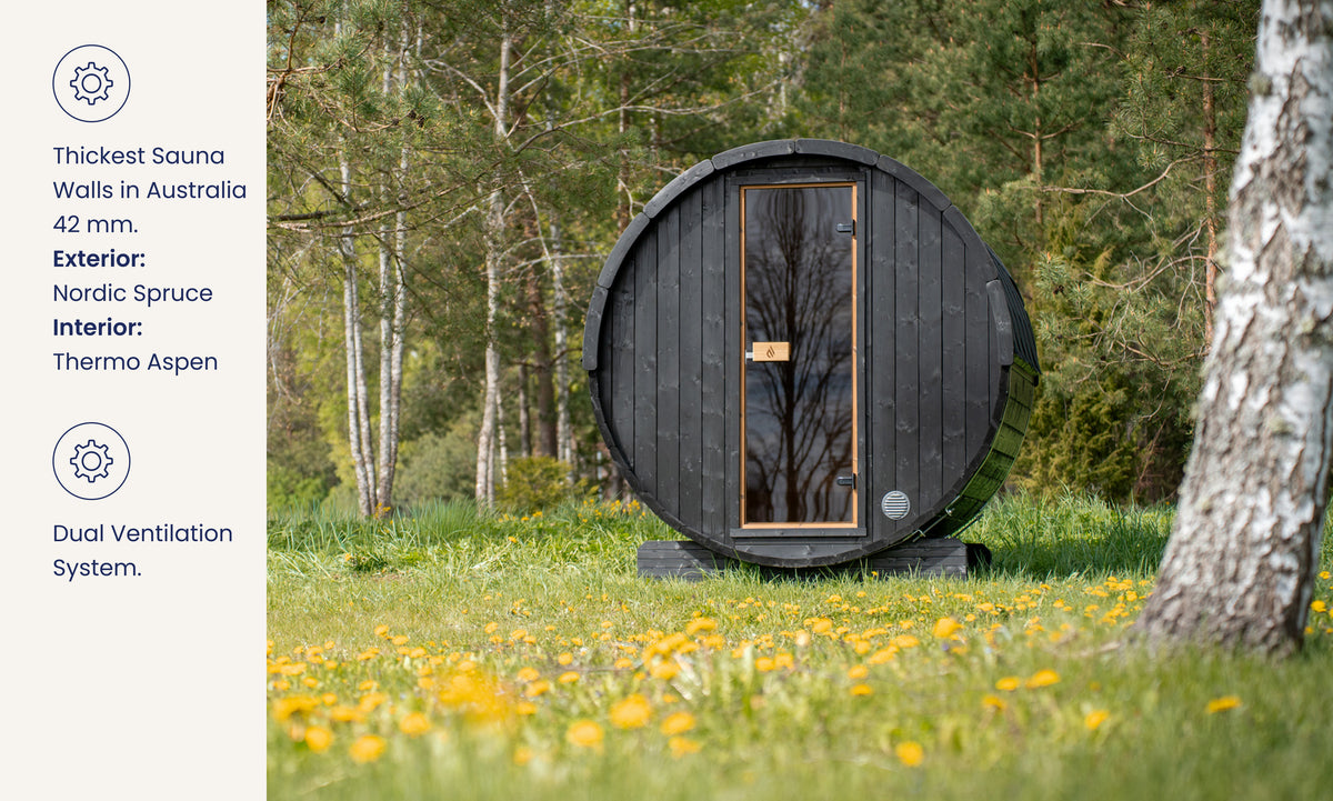 Cove Barrel Sauna