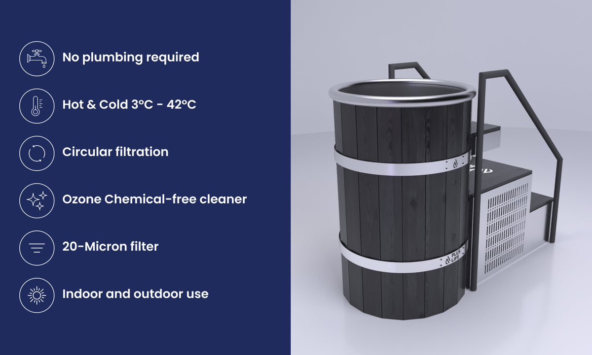PlusLife Commercial Ice Barrel
