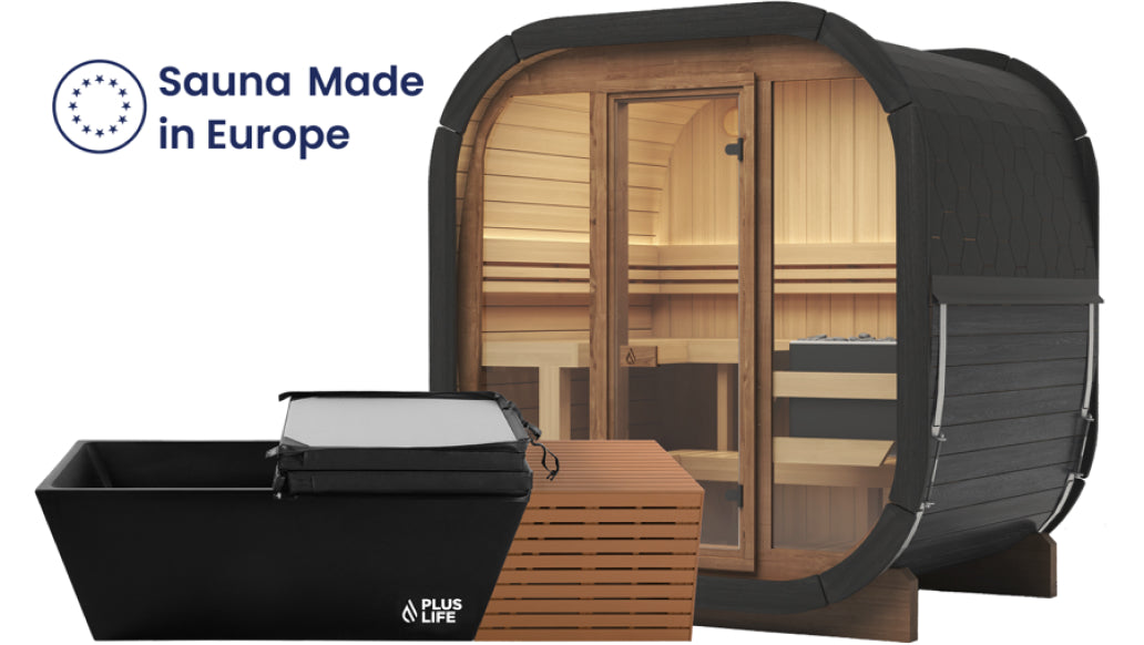 Commercial sauna with a Harvia heater, made in Europe